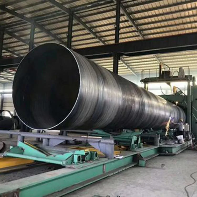 Jcoe Formed LSAW CS Carbon Steel Round Tube and Pipe 3PE Fbe Black Painted Coated Anti Corrosio