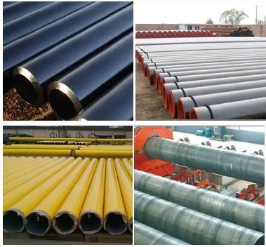 Large Diameter SSAW LSAW API 5L Gr. B X42/52/60 Psl2 3PE Anti-Corrosion Spiral Welded Steel Pipes for Water Oil Gas Transportation