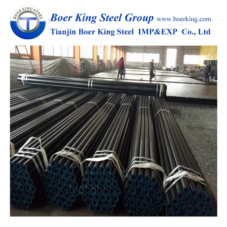 DIN17175 ASTM A179 A192 A210 St35 St52 Hot Rolled Steel Boiler Tube Seamless Steel Pipe