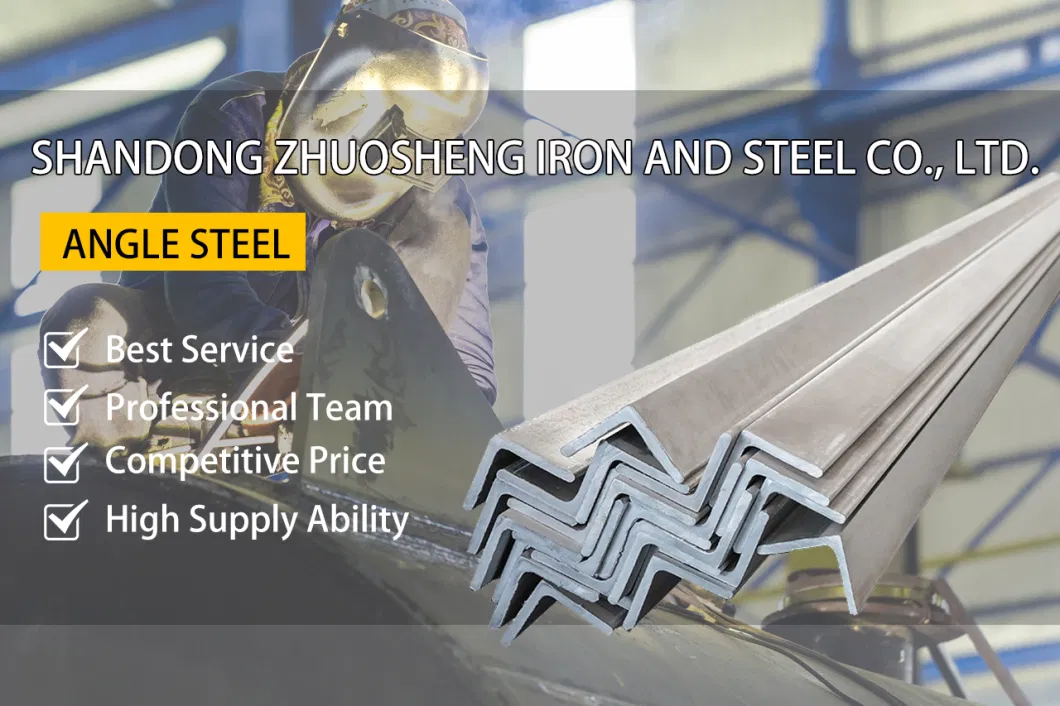 Hot-Rolled Structural Iron Angle Bar Q235 Q345 S235 S275 S355 Ms Steel Angle Section Galvanized Angle Bar