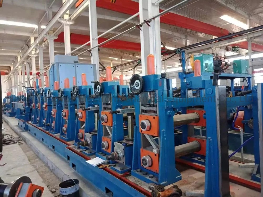 ERW Pipe Factory Production Line Longitudinal Seam Welded Pipe Machine