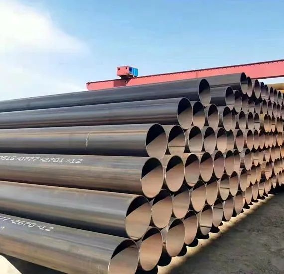 Large Diameter SSAW LSAW API 5L Gr. B X42/52/60 Psl2 3PE Anti-Corrosion Spiral Welded Steel Pipes for Water Oil Gas Transportation