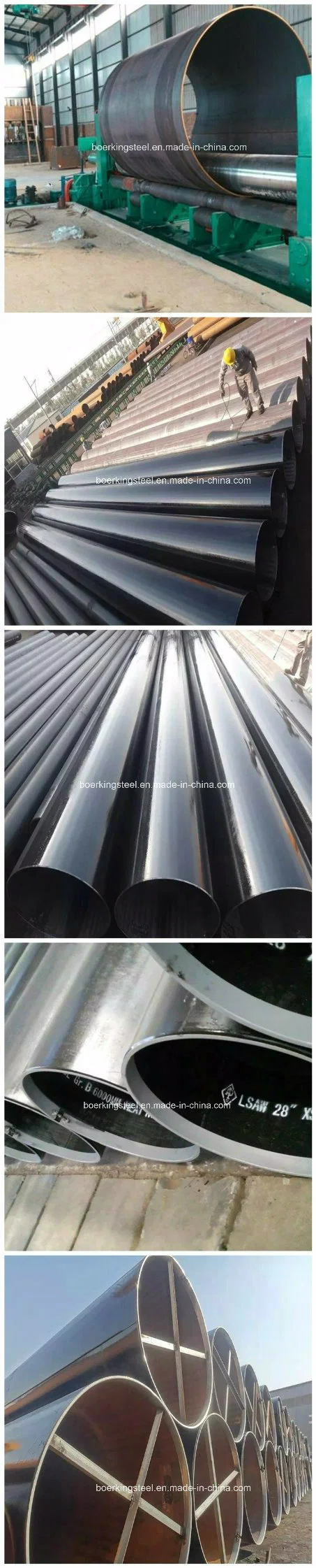 L245, L290 API 5L Grb X42 ERW Welded Steel Pipe with 3PE Coating