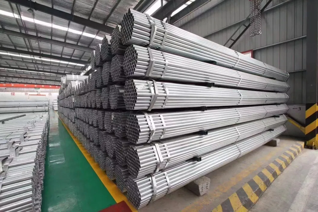 ASTM A53 A106 Carbon Welded ERW Galvanized Steel Tube Hollow Section Gi Pipes for Structural Applications