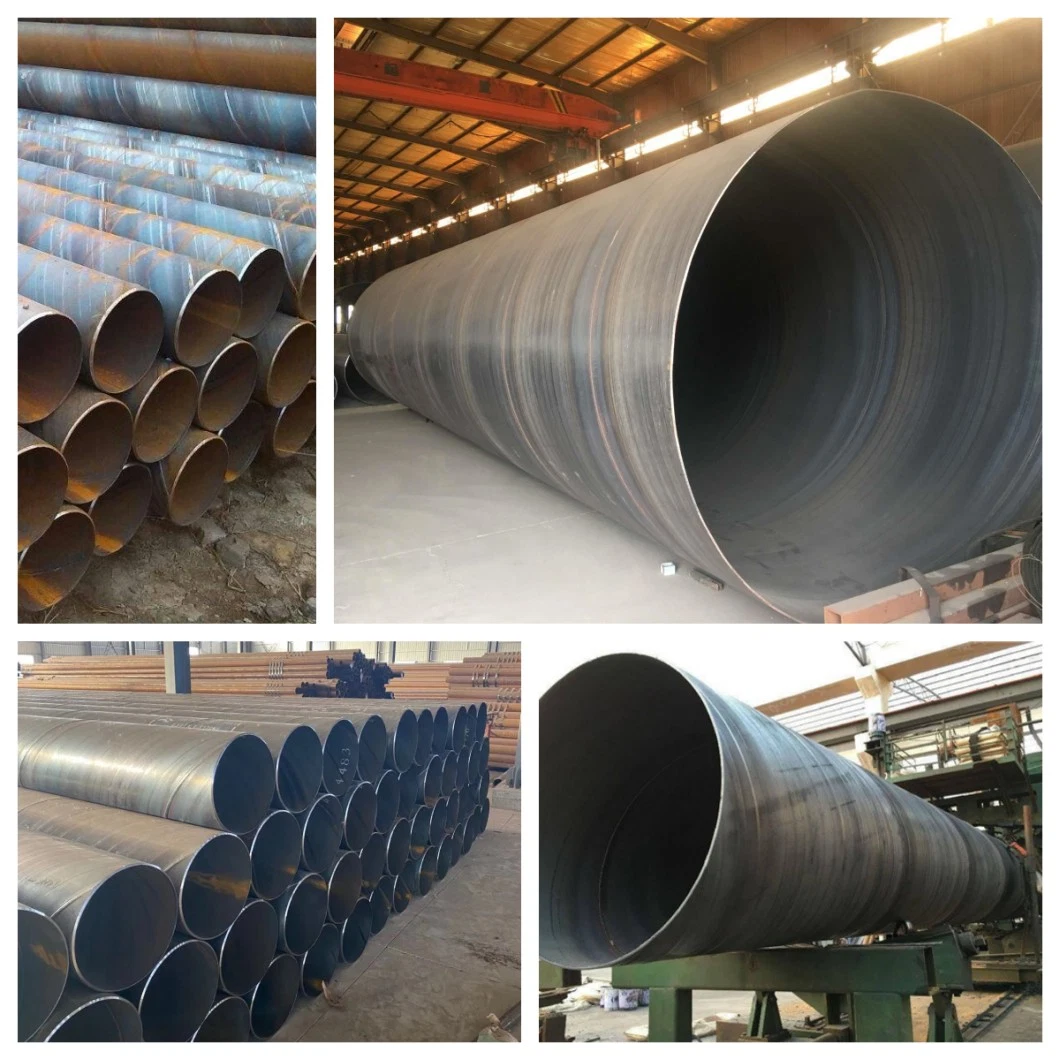 High Quality ASTM A252 API 5L Carbon Steel Pipe Seamless Steel Pipe Large Diameter SSAW Spiral Welded Steel Pipe