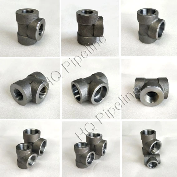 High Pressure Forged Carbon Steel 45 Degree Lateral Tee