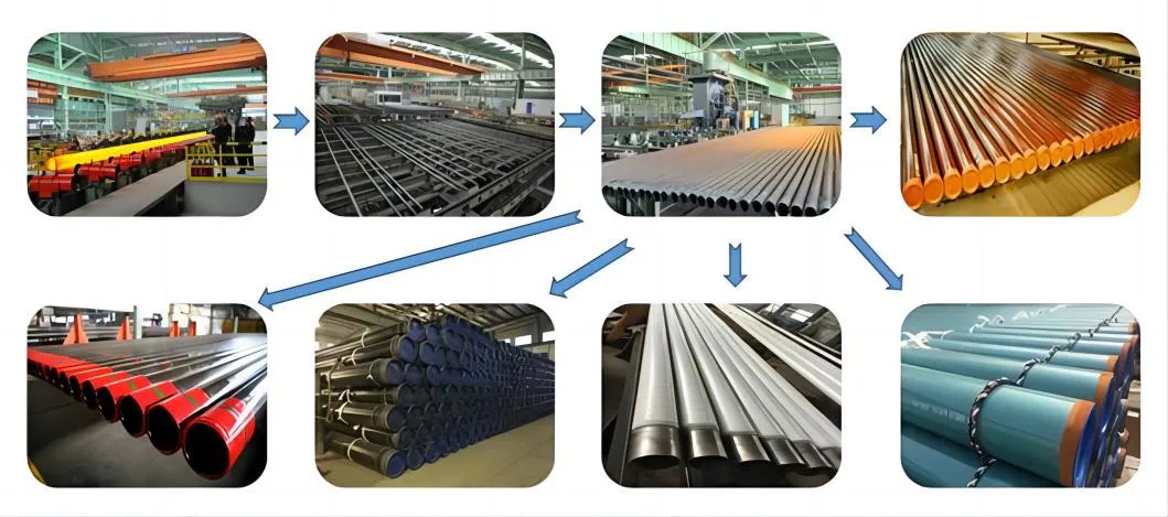 Wholesale Round Straight Seam Welded Spiral Steel Pipe Galvanized Steel Pipe and Tube