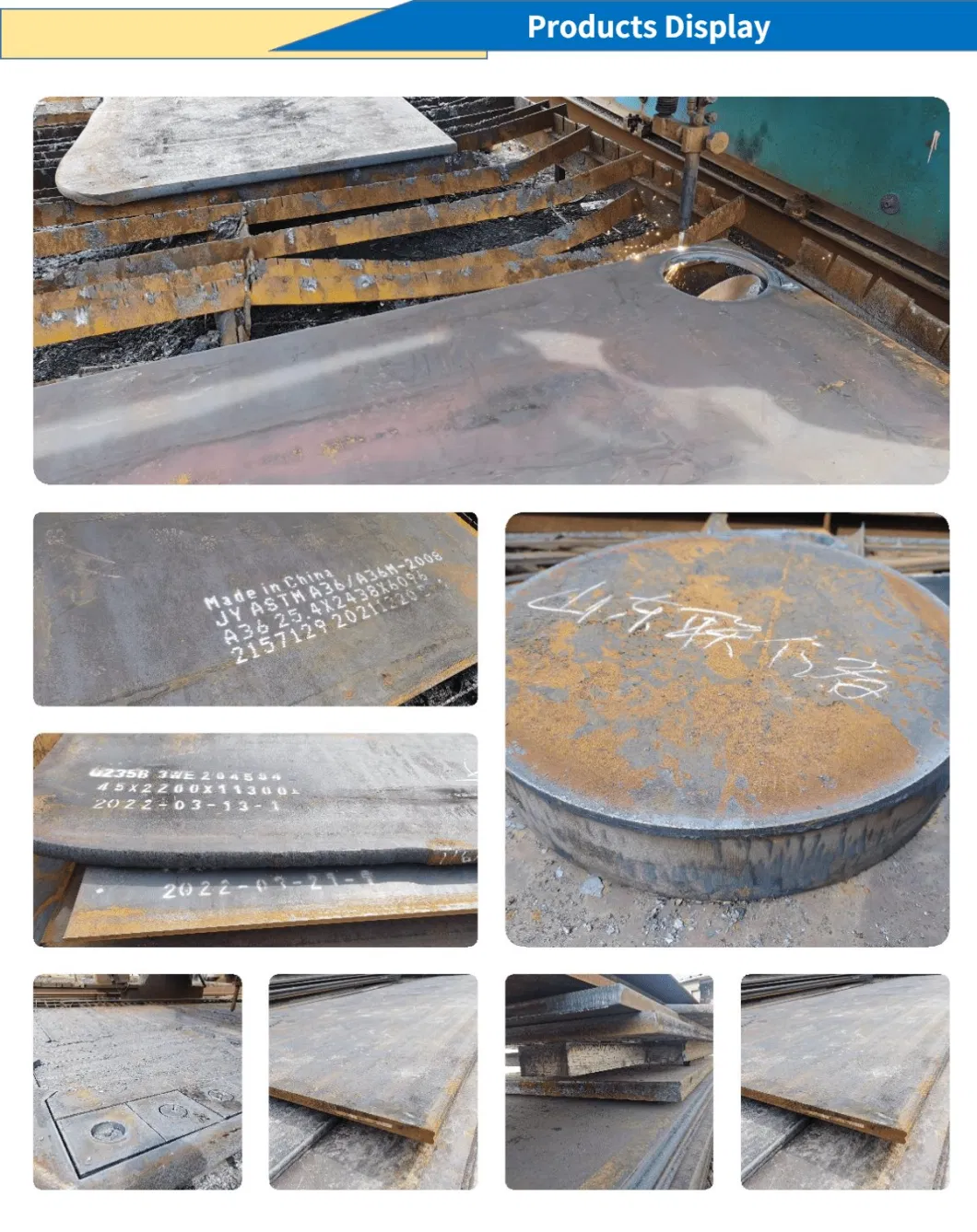 Factory Mild Sheet Weathering Building Material S235 S355 Industrial Black Steel Plate Price Nm360 Nm400 Wear Resistant Carbon Steel Hot Sales Top Quality