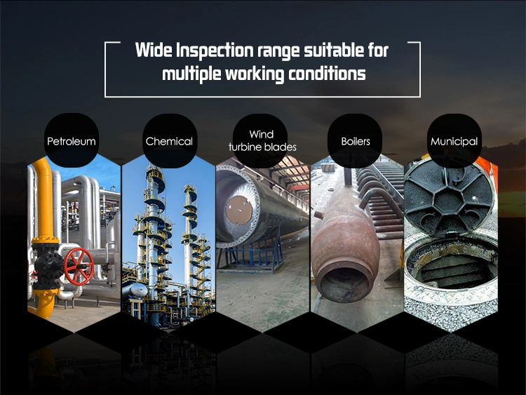 Industrial Pipe Inspection Camera with CCTV Crawler Technology