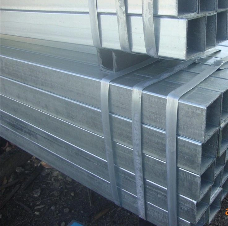 100X100 Square Iron Steel Tube Supplier ERW Shs Ms Square Hollow Section for Construction Material