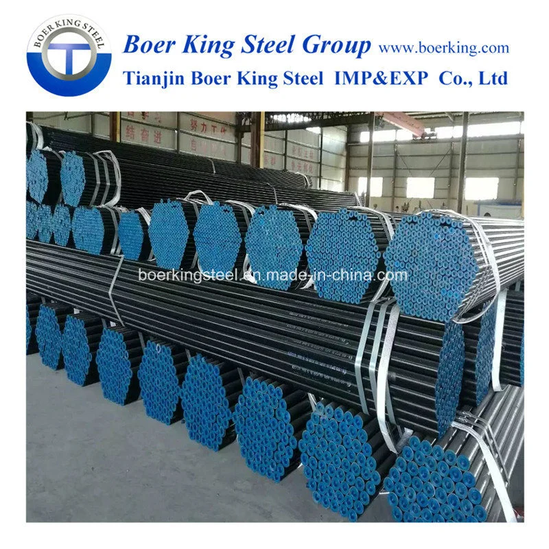 DIN17175 ASTM A179 A192 A210 St35 St52 Hot Rolled Steel Boiler Tube Seamless Steel Pipe