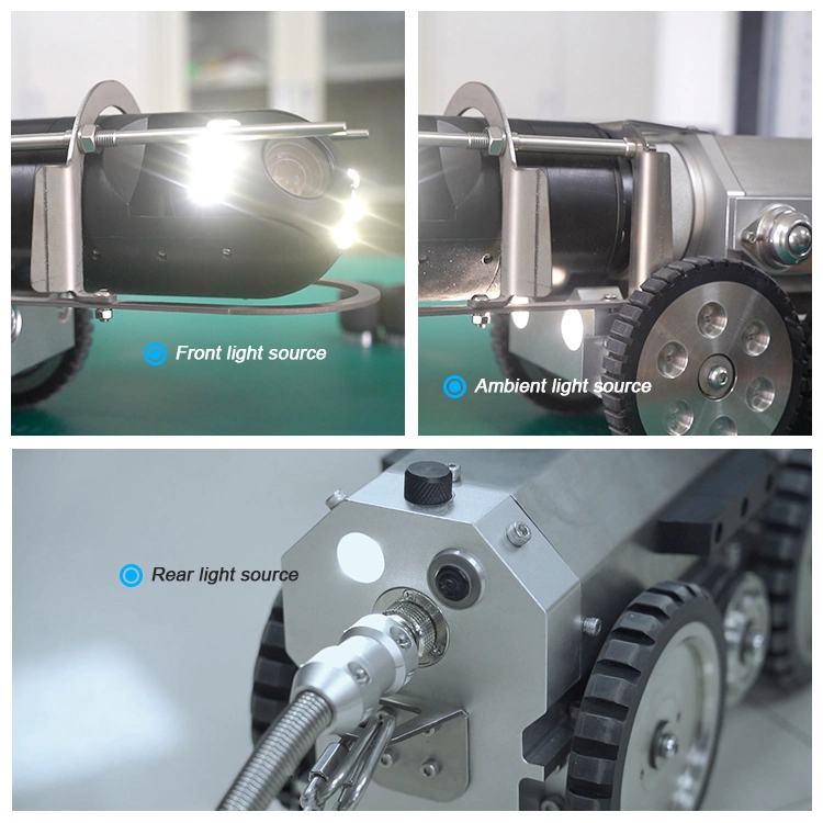 Industrial Pipe Inspection Camera with CCTV Crawler Technology