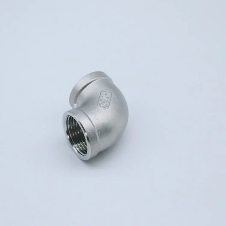 Stainless Steel Pipe Fittings 304 1/4&quot;-4&quot; NPT/BSPT 90 Degree Elbow