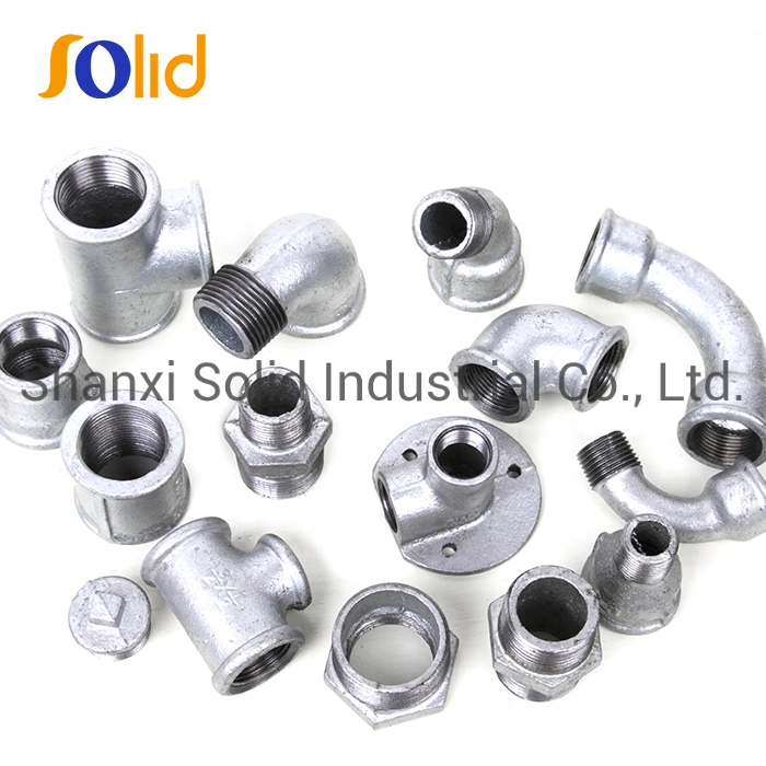 Galvanized Black Malleable Iron Pipe Fitting Malleable Iron 90 Degree Elbow