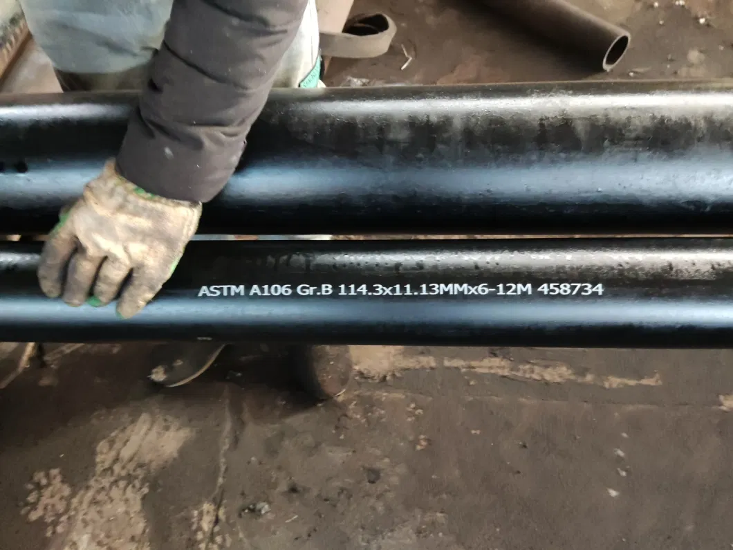 ASTM A106 Gr. B 6 Ich Sch40 Seamless Carbon Steel Pipe