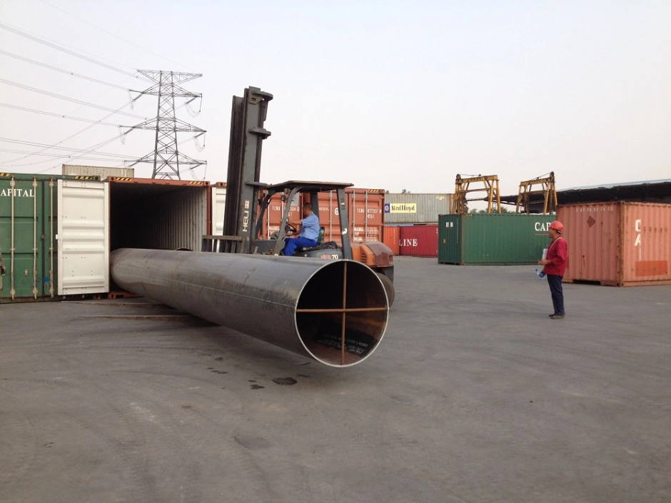 Black Annealed Welded Steel Pipe, Straight Seam ERW Painting Welded Carbon Steel Pipe