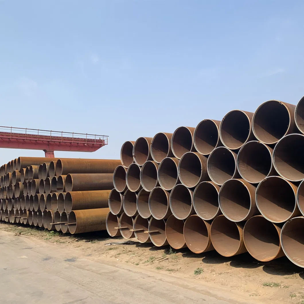 Carbon Steel S275jr S355joh S355j2h Jcoe Sawl/Dsaw Double Seam Arc Welded Line Pipes for Piling Tubular