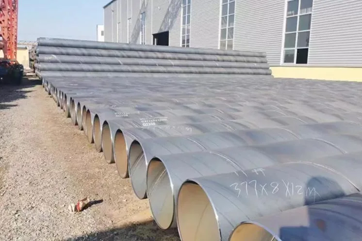 High Precision Q195 / Q235 Straight Seam Welded Tube ERW Spiral Steel Pipe