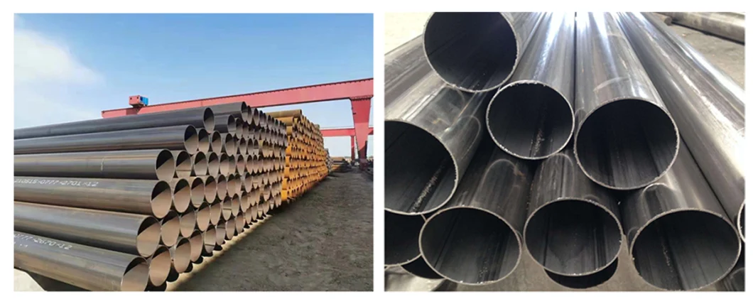 Cold Hot Rolled Straight Seam Welded Tube St372 A36 ERW Steel Pipe