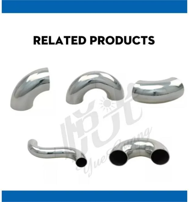 Stainless Steel Elbow 90 Degree 304 Welded Stair Exhaust 2 Inch Elbow