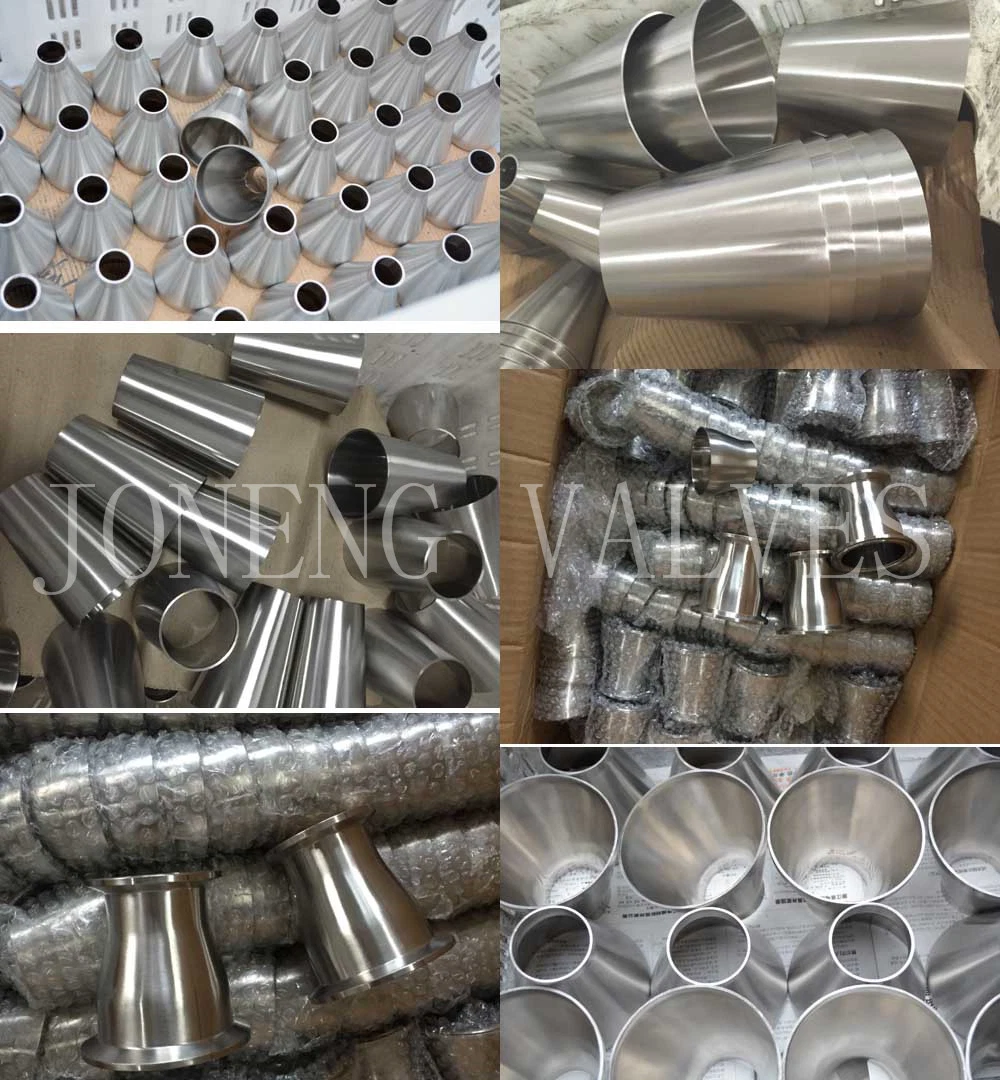 Joneng Stainless Steel Food Grade Pipe Tube Welded Head Customized Size Eccentric Reducer (JN-FT 2010)