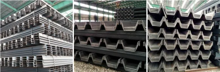 Sy295 Sheet Pile Steel W Type Steel Sheet Pile U Shape ASTM A252 Gr2 Seamless Steel Pipe Pile