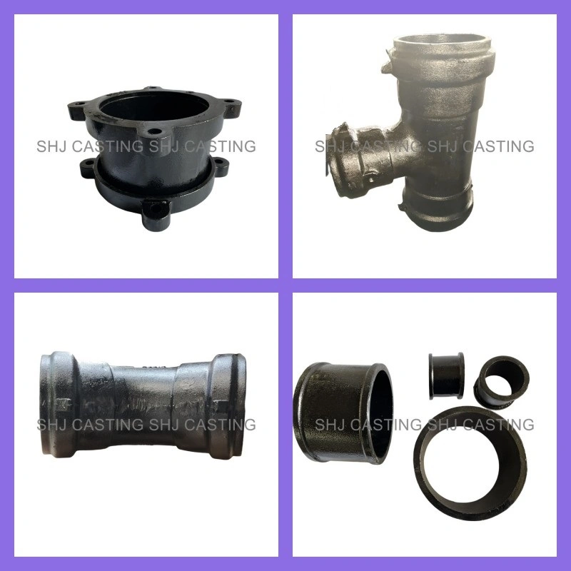 Ductile Iron Casting Bitumen Plumbing Fitting Elbow