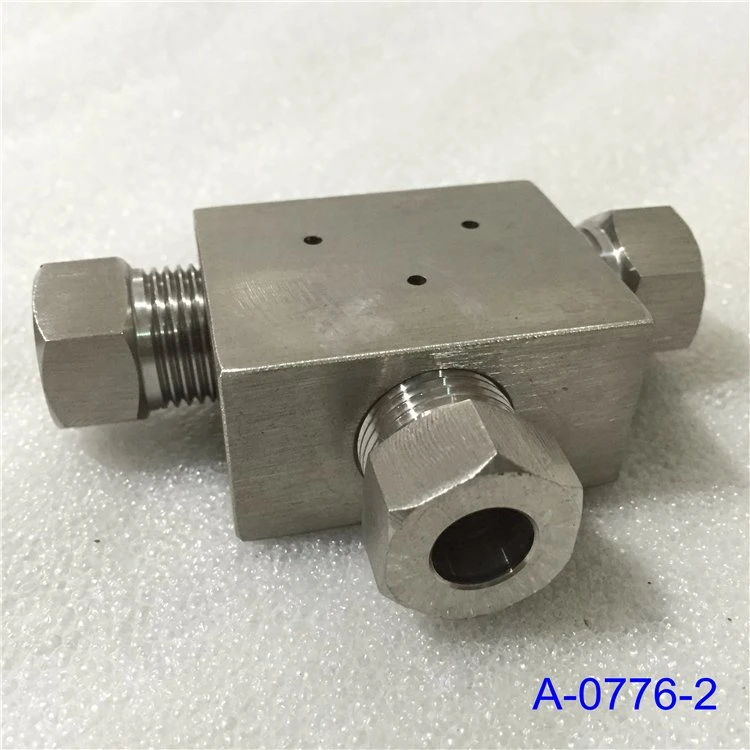 Waterjet Tee Adapter 3/8&quot; for Waterjet High Pressure Intensifier Pump