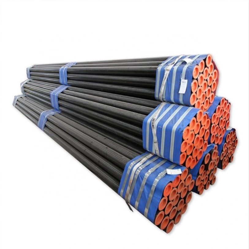 Export Carbon Steel Black Iron Pipe Construction Material Welding Sch40 Steel Pipe Good Quality