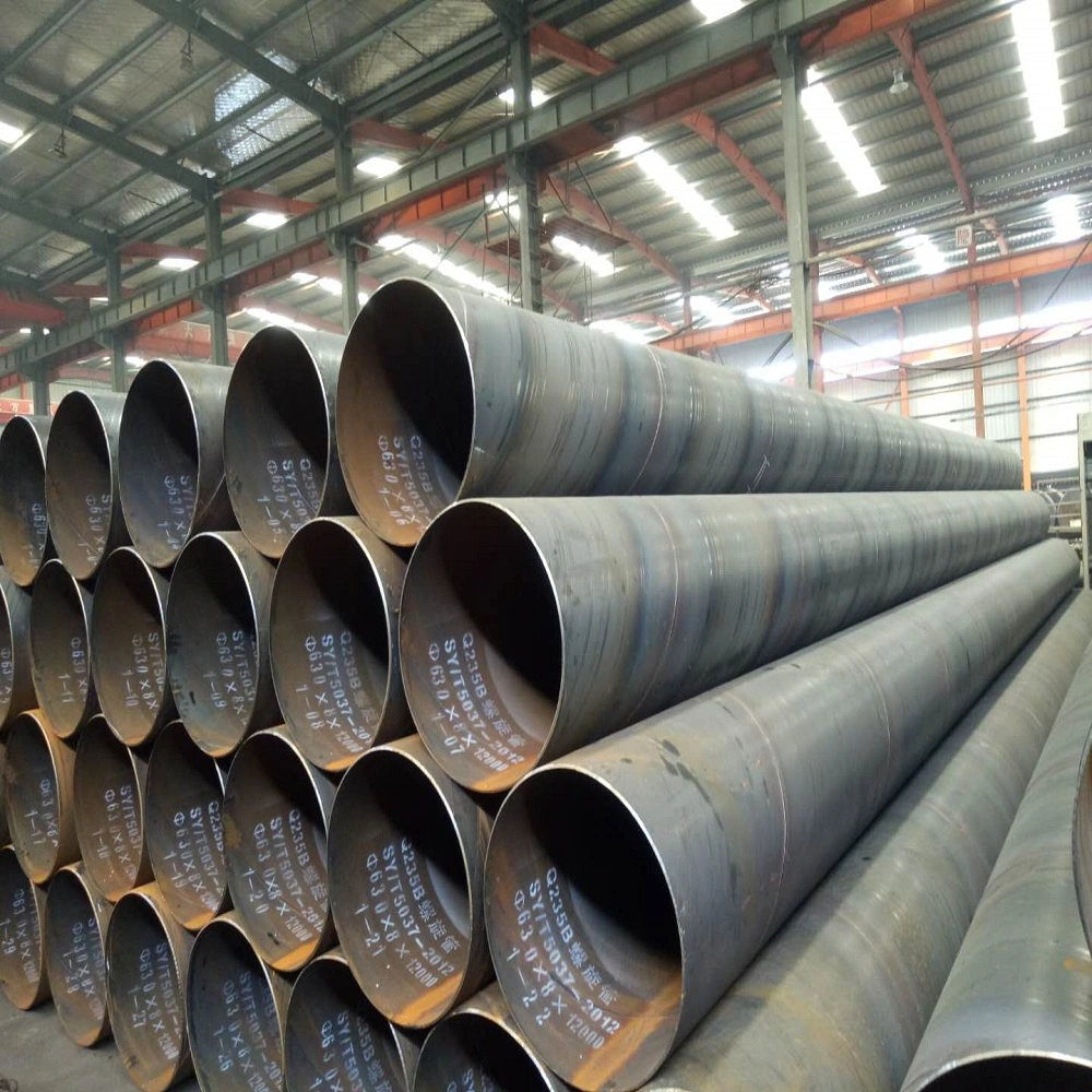 ASTM A36 A252 LSAW SSAW Steel Pipe Large Diameter Spiral Welded Steel Pipe