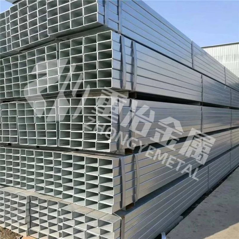 Factory-Sales En10219/En10210 Standard Sizes Rhs-Shs Mild Steel Hollow Section Galvanized Square Pipe