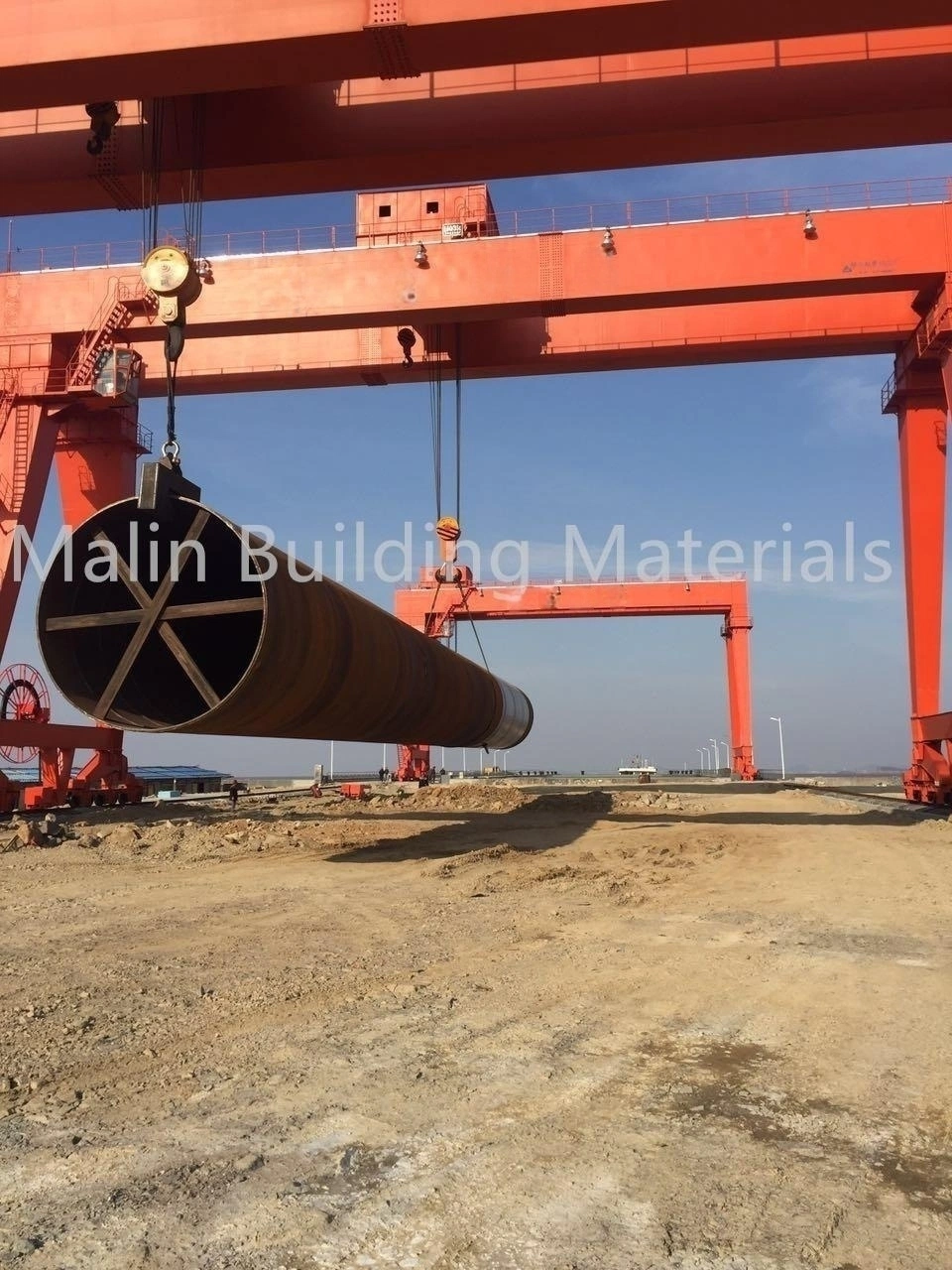 DN200-DN5000 ASTM A53/ ASTM A252/ as 1163/ API 2b LSAW/ SSAW Heavy Welded Steel Piling Pipe