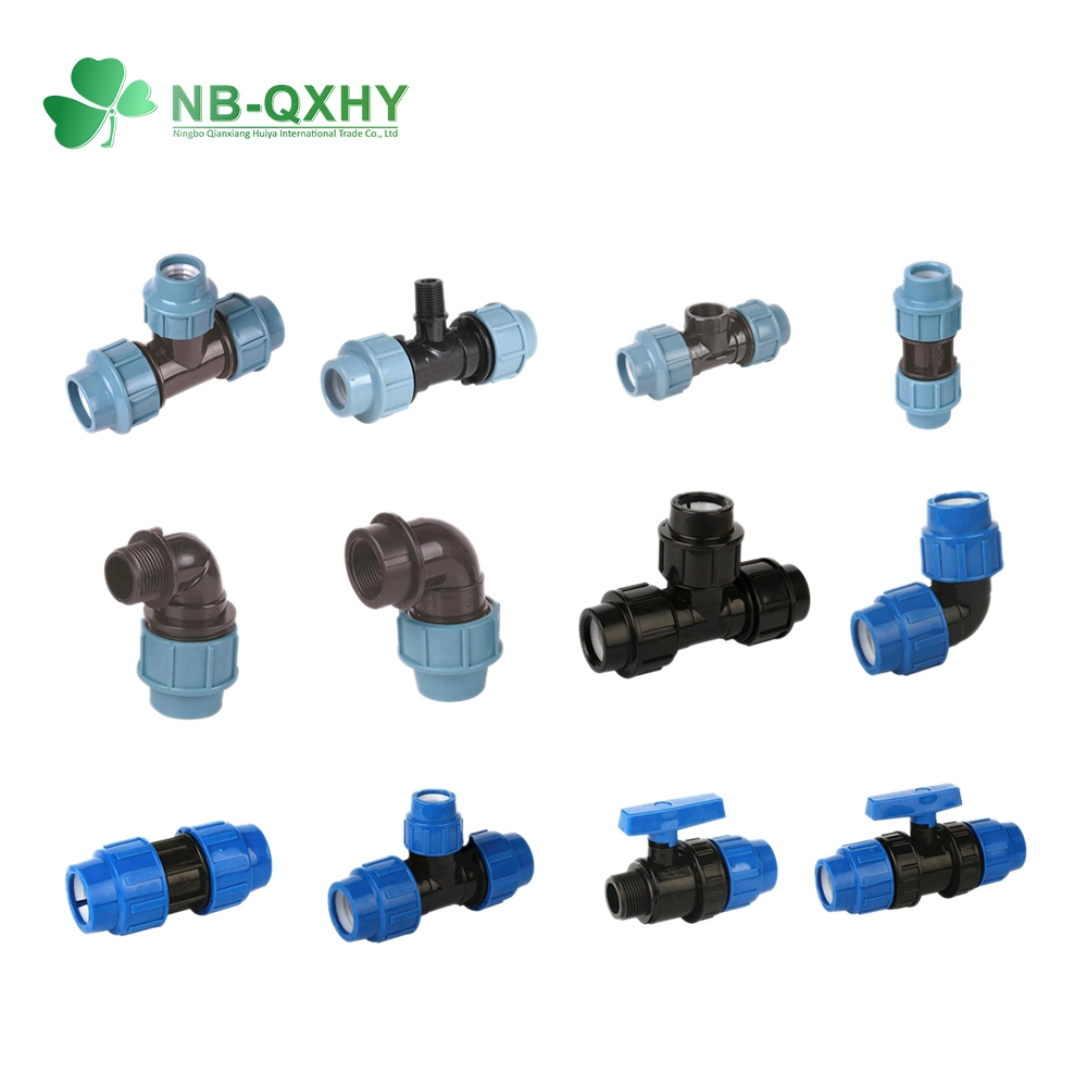 DIN Standard ASTM Sch40 Sch80 Water Supply Drain Pn10 Pn16 PVC Plastic UPVC CPVC Elbow Tee Industry Plumbing Pipe Fittings