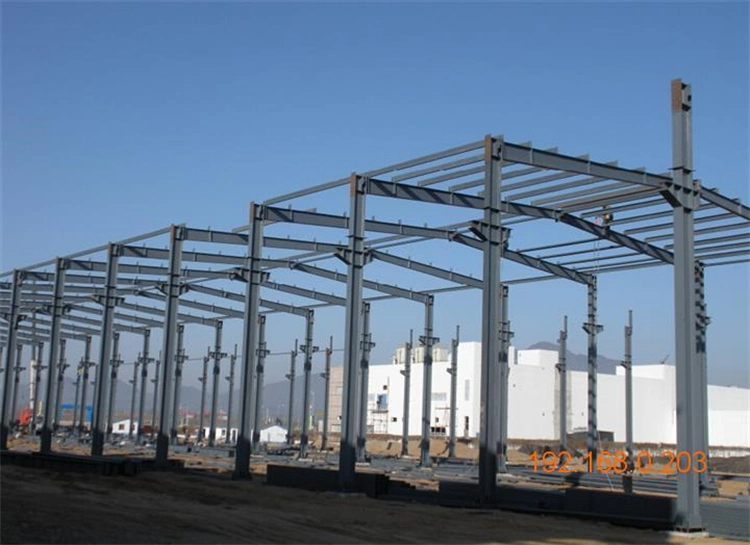 Hot Sale Hot DIP Galvanized Steel Frame Multi-Span Steel Pipe Gable Frame Structure for Warehouse Workshop Hangar Garage