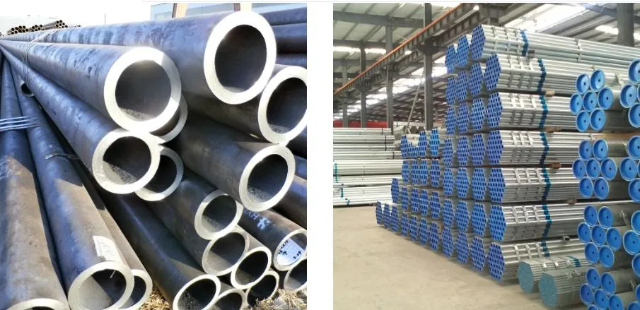 Factory Mill Ap5l ASTM A53/A106 Gr. B/JIS DIN/A179/A192/A333 X42/X52/X56/X60/65 Stainless/Black/Galvanized/Round Square Grooved Seamless/Welded Steel Pipe