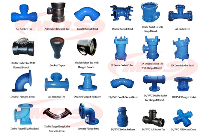 China Epoxy Coated Ductile Cast Iron Flanged Pipe Fitting Manufacturer