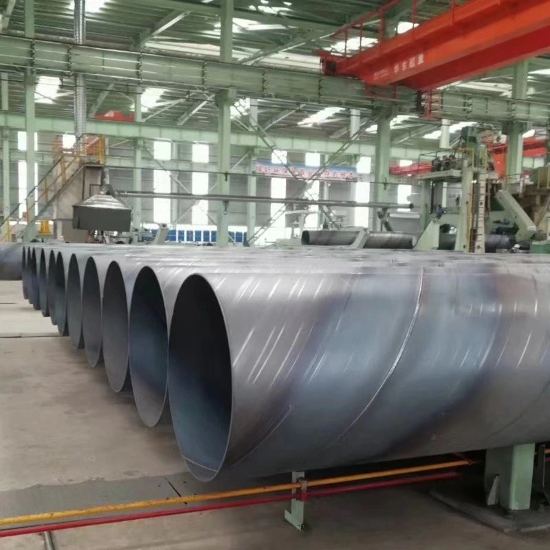 Penstock Pipe API SSAW Carton Anti-Corrosion Welded Carbon Spiral Steel Pipes Large Diameter Tubes ASTM A252 Grade 3 Piling Welded SSAW Spiral Steel Pipes