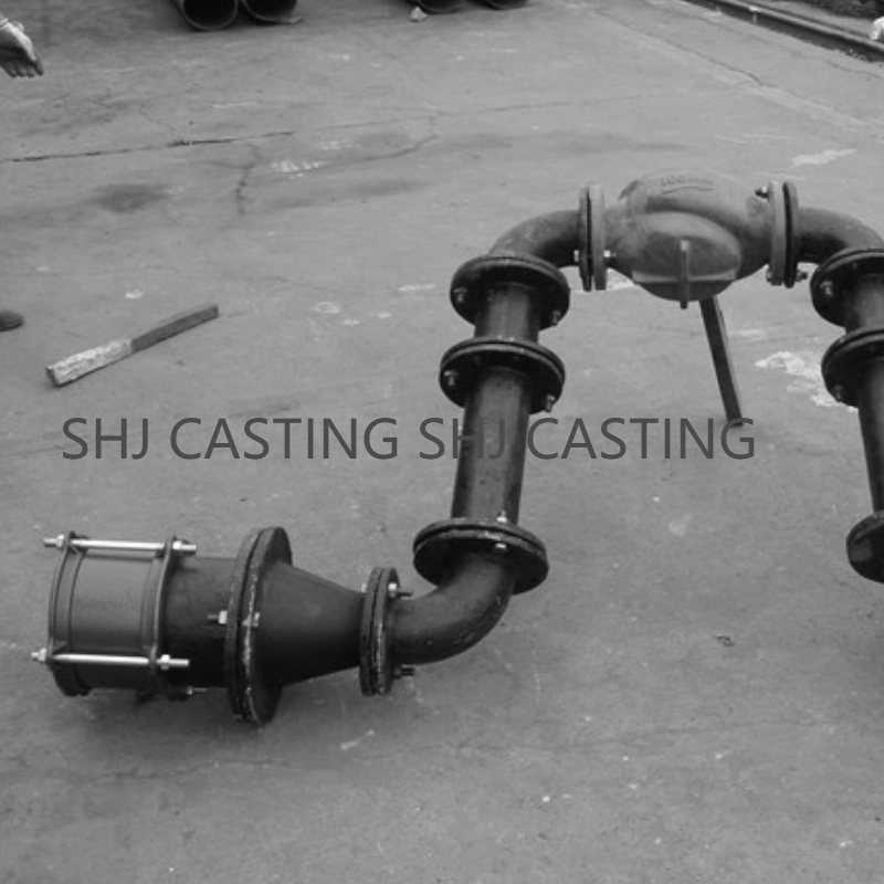 Ductile Iron Casting Bitumen Plumbing Fitting Elbow