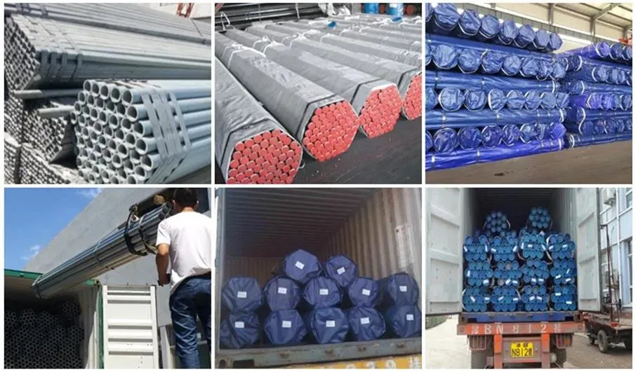 En10219, En10210, GB/T 6728, JIS, G3466, ASTM A500, A36 50mm 100mm Diameter Galvanized Steel Pipe