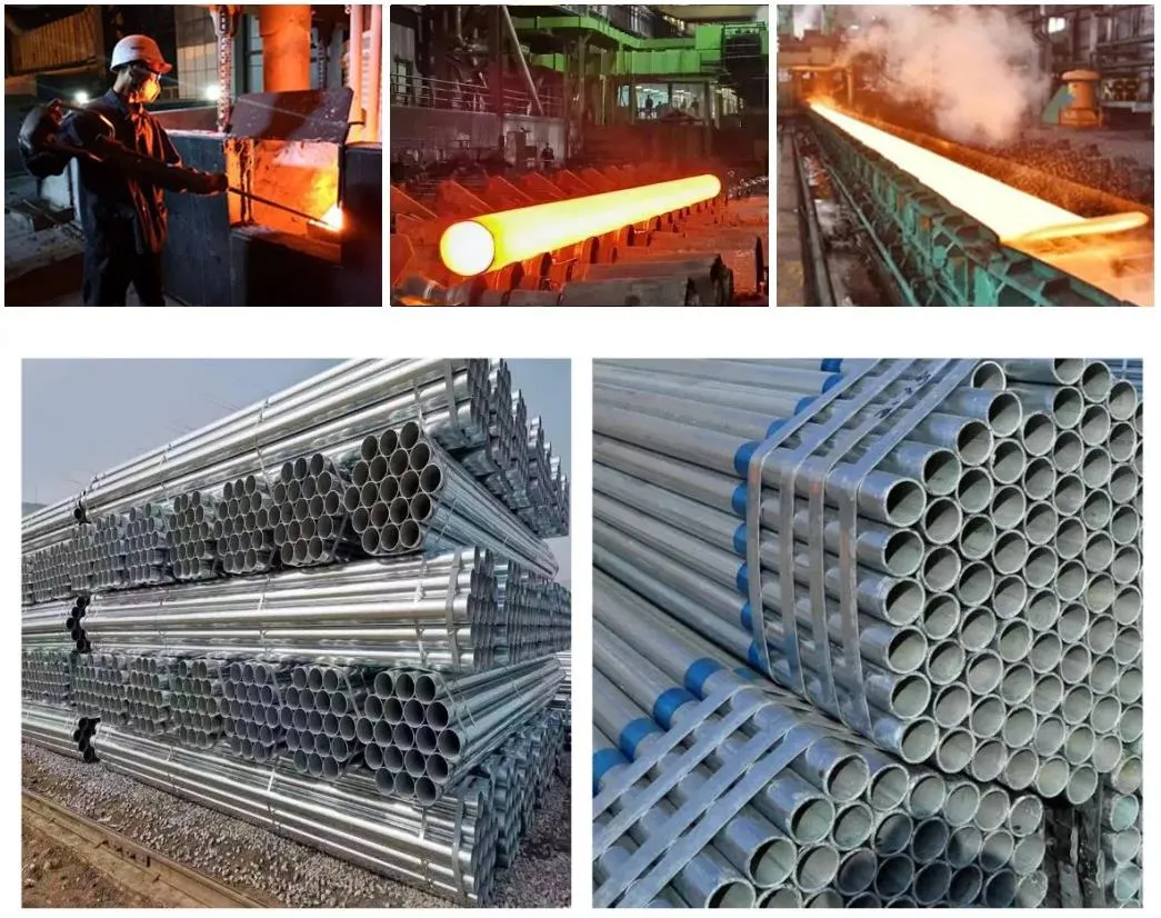 En10219, En10210, GB/T 6728, JIS, G3466, ASTM A500, A36 50mm 100mm Diameter Galvanized Steel Pipe