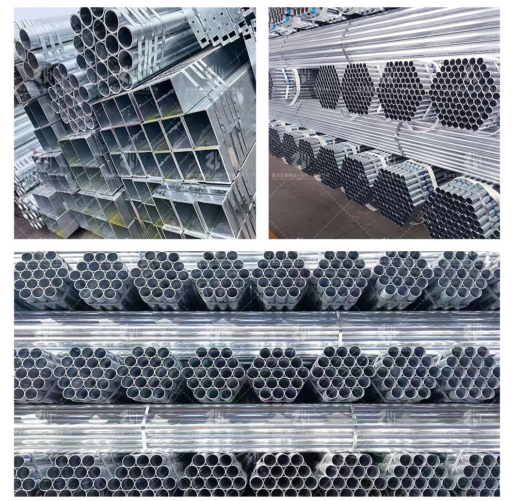 Factory-Sales En10219/En10210 Standard Sizes Rhs-Shs Mild Steel Hollow Section Galvanized Square Pipe