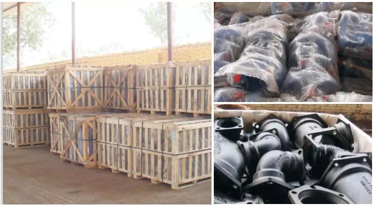 Syi Ductile Iron Double Loosing Flanged Pipe Fittings for PVC Pipes