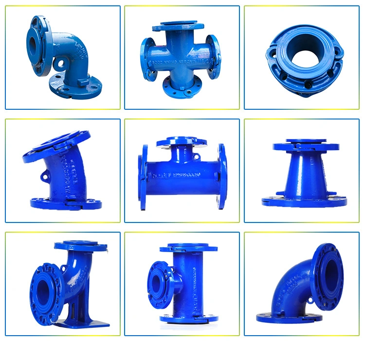 Syi Ductile Iron Double Loosing Flanged Pipe Fittings for PVC Pipes