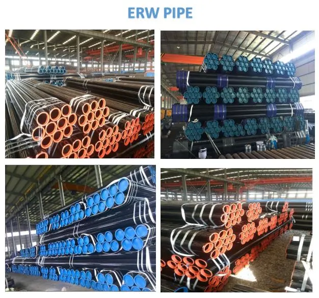 out Diameter: 1/2&quot;-24&quot; ASTM 5L, A53, A178, A500/501, A691, A252, A672, En 10217 3-Layers PE ERW Welded Pipe