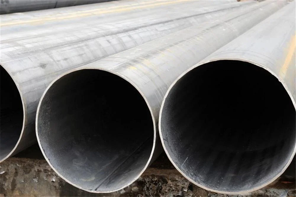 2023 Black Iron Round Mild ERW Steel Pipe Welded Pipes for Construction Pakistan