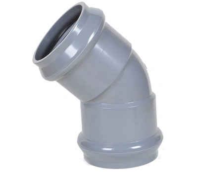 Plastic UPVC Pipe 45 Degree Elbow for Water Supply DIN Standard Pn10