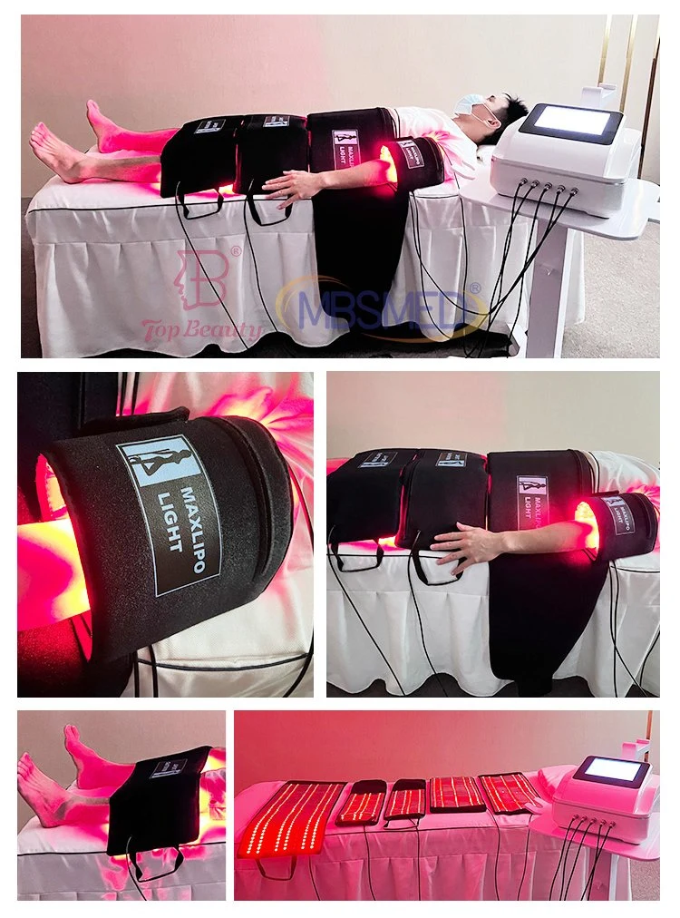 5D Cellulite Reduction 650nm Red Light Therapy Cold Laser Fast Slim Machine for Beauty Salon