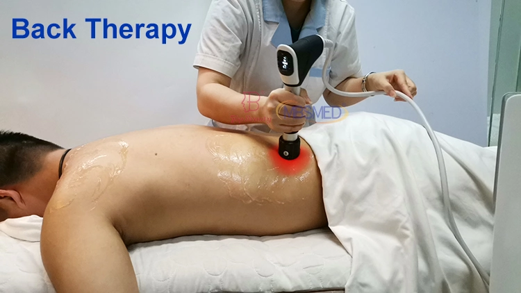 Shockwave Therapy Eswt Ondas De Choqu Machine for Back Bone Pain