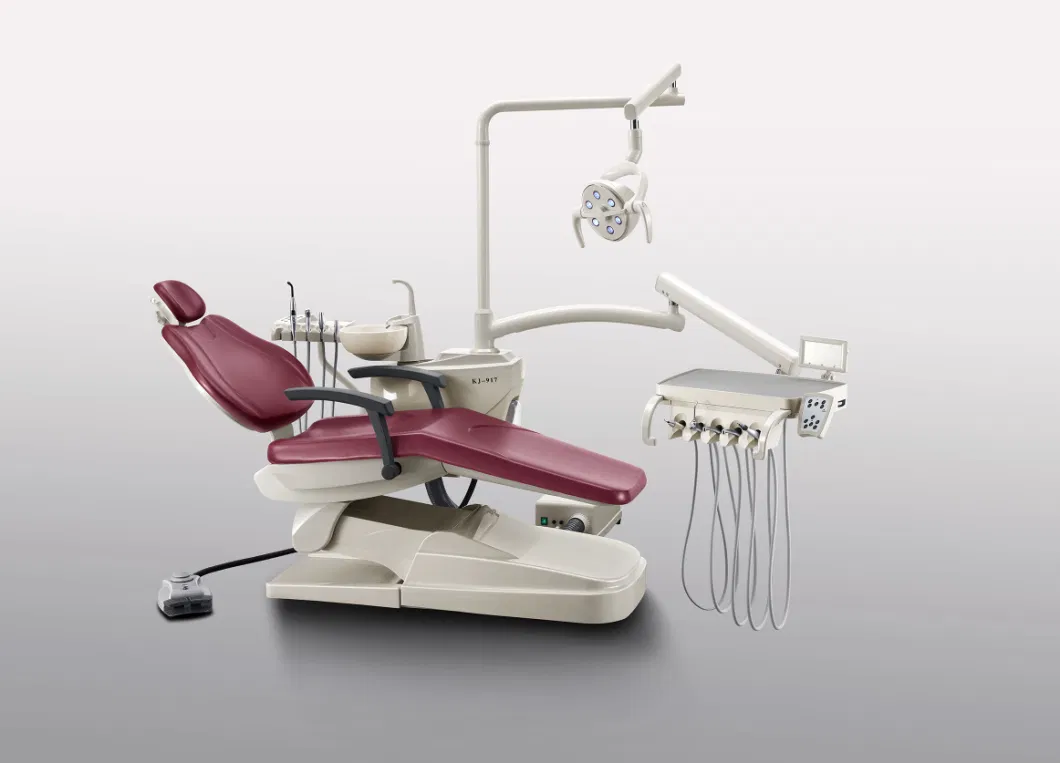 Dental Chair Unit Standard Type Dental Equipment with Luxury LED Cold Light Lamp