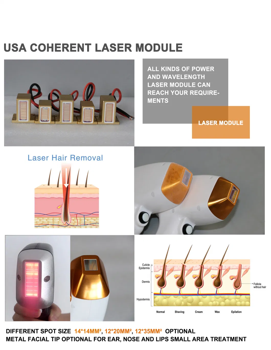 Aesthetic Machine 808nm Diode Hair Removal Laser Body Facial Treatment